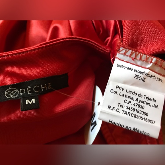 Satin Surplice Plunge Neck Bodysuit size M - Picture 13 of 16